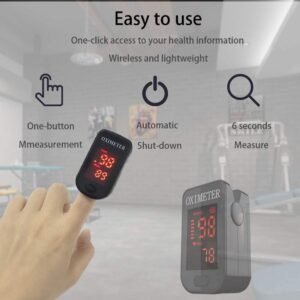 Pulse Oximeter Fingertip, Blood Oxygen Saturation Monitor 4