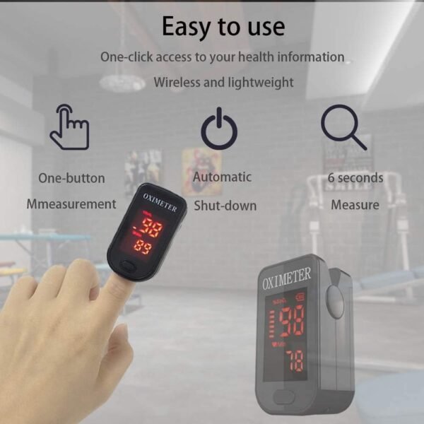 Fingertip Pulse Oximeter, Monitor