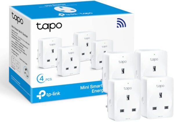 Smart Plug with Energy Monitoring, 4-Pack