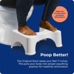 Bathroom Toilet Stool, 7 Inches