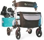 Foldable Rollator with Seat, Lightweight