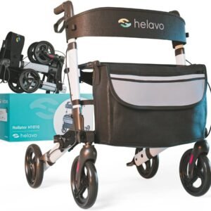 Foldable Rollator with Seat, Lightweight